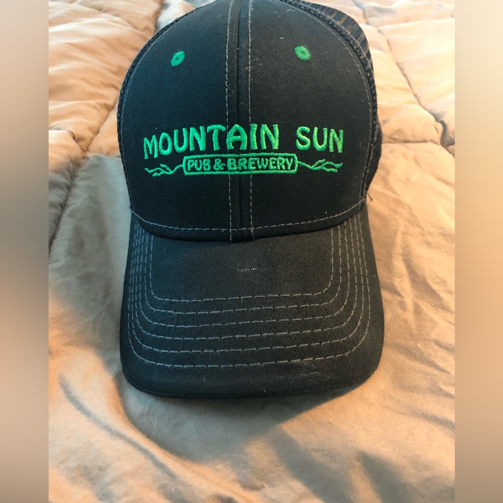 Mountain Sun Brewery Hat. Colorado brewery. unisex.